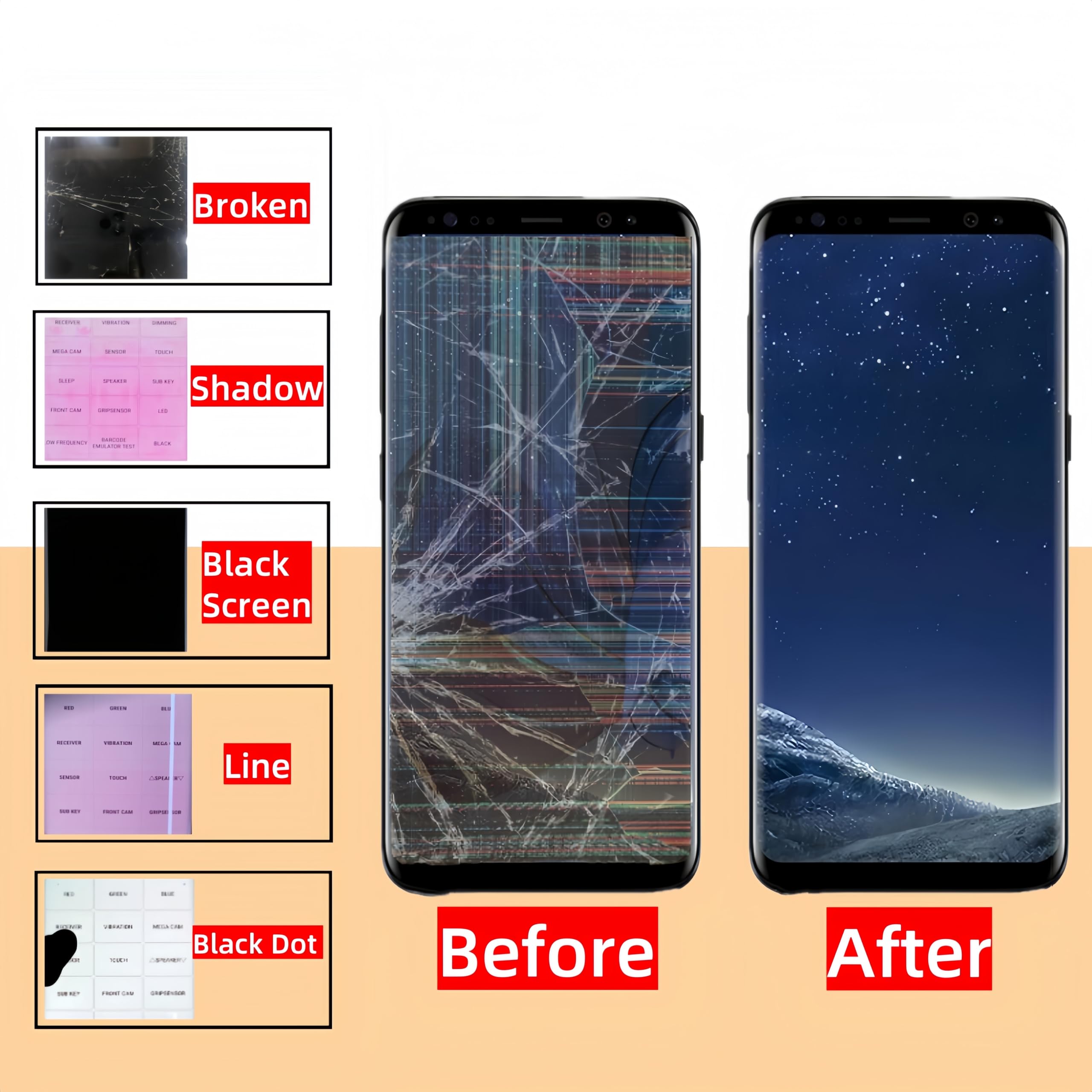 Amazon.com: TFT Galaxy S9 Screen Replacement for Samsung Galaxy S9